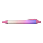 Hot-roze gradiënt zwarte-inktpen zwarte inkt pen (Bovenkant)