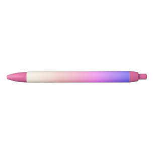 Hot-roze gradiënt zwarte-inktpen zwarte inkt pen