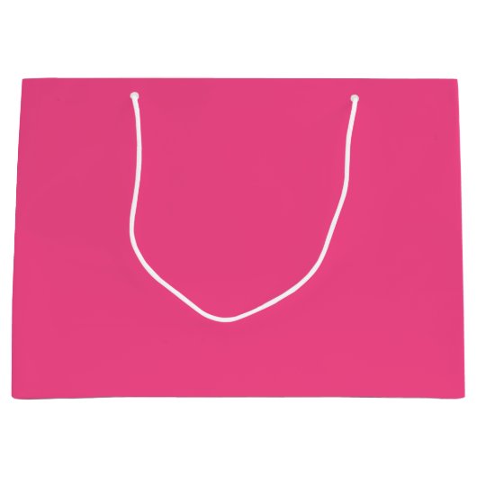 Hot-roze grote cadeau groot cadeauzakje (Voorkant)