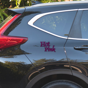 Hot-roze grote contoursticker sticker