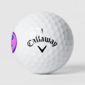  hot-roze, grote, heldere monogram Golfballen (Logo)