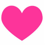 Hot-roze harnetje fotobeeldje magneet<br><div class="desc">Deze schattige roze harten zijn perfect om uit te geven als feestvieren,  of voor Valentijnsdag.  Of pas het hart met tekst aan en voeg jouw naam of de namen van uw partijgasten toe,  "Happy Birthday" Happy Valentines Day" of welke unieke ideeën je ook kunt bedenken:).</div>