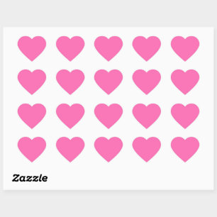 Hot Roze Hart Sticker