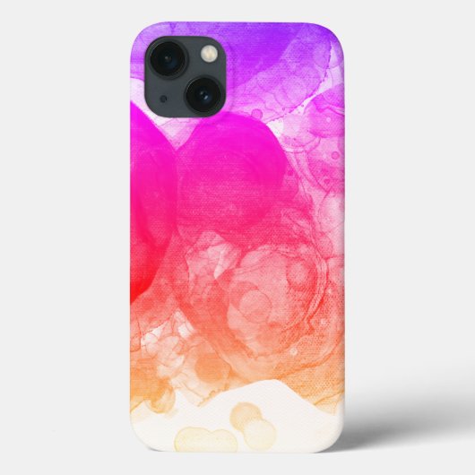 Hot-roze heldere Oranje verloopkunst Case-Mate iPhone Case (Achterkant)