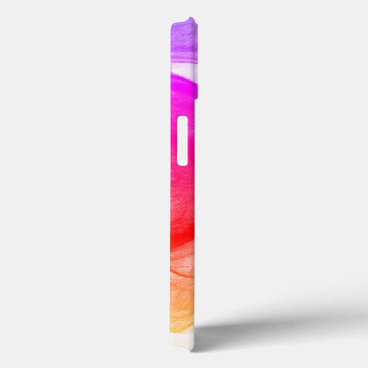 Hot-roze heldere Oranje verloopkunst Case-Mate iPhone Case (Achterkant / Rechts)