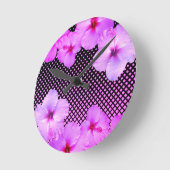 Hot-roze hibiscus ronde klok (Hoek)