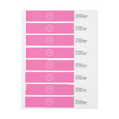 Hot-roze high-end gekleurd, speciaal gepersonalise (Vel)