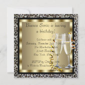 Hot Roze Hoge Hak Schoenen Vrouwen Luipaard Verjaa Kaart (Achterkant)