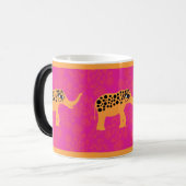 Hot roze Horus-Eye Olifant Mok (Voorkant links)
