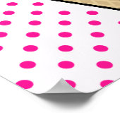 Hot-roze ijskap poster (Hoek)