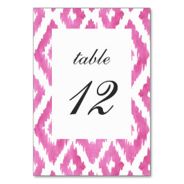 Hot-roze Ikat Kaart