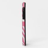 Hot-roze iPhone Monogram draagtas Case-Mate iPhone Case (Achterkant/links)