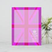 Hot-roze Je houdbare kalm bewerken Tekstvak (Staand voorkant)