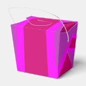 Hot-roze Je houdbare kalm bewerken Tekstvak Bedankdoosjes (Achterkant)