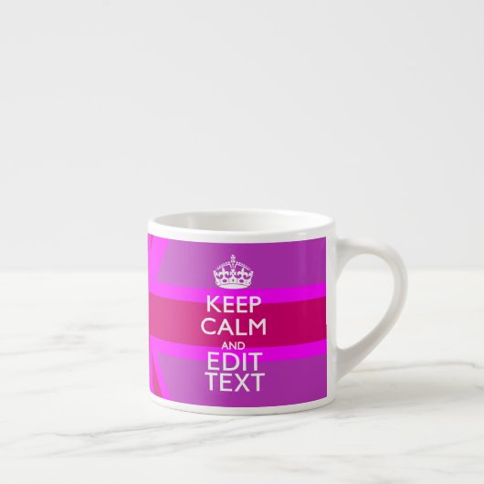 Hot-roze Je houdbare kalm bewerken Tekstvak Espresso Kop (Rechts)