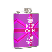 Hot-roze Je houdbare kalm bewerken Tekstvak Heupfles (Rechts)