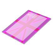 Hot-roze Je houdbare kalm bewerken Tekstvak Notitieblok (Schuin)