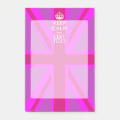 Hot-roze Je houdbare kalm bewerken Tekstvak Post-it® Notes (Voorkant)