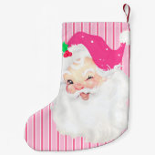 Hot-roze kerstkerstcadeautjes stoppen kleine kerstsok (Achterkant)