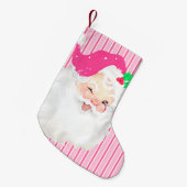 Hot-roze kerstkerstcadeautjes stoppen kleine kerstsok (Voorkant (Hangend))