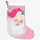 Hot-roze kerstkerstcadeautjes stoppen kleine kerstsok (Voorkant)