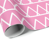 Hot-roze kerstmis cadeaupapier (Rol Hoek)