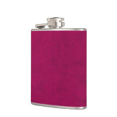 Hot-roze kleur Velvet Custom Home casino Heupfles (Links)