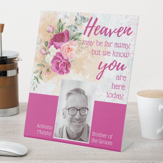 Hot-roze kleurstof Splash Weddenschap Reclamebord Met Voetstuk (Insitu)