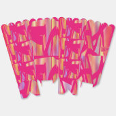Hot Roze kunst popcorn dozen Bedankdoosjes (Ongevouwen)