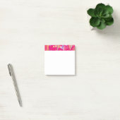 Hot Roze kunst witte noot pads Post-it® Notes (Kantoor)