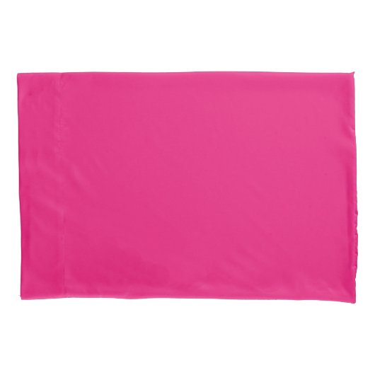 Hot-roze kussen kussensloop (Voorkant)