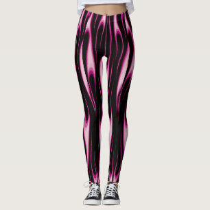 Hot-roze lampen leggings