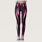Hot-roze lampen leggings (Voorkant)