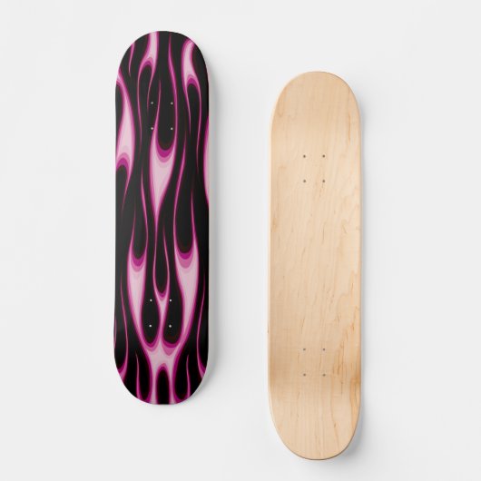 Hot-roze lampjes persoonlijk skateboard (Voorkant)