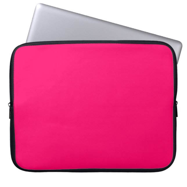 Hot Roze Laptop Sleeve (Voorkant)