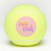 Hot Roze lichtroze Penn tennisballen (Voorkant)
