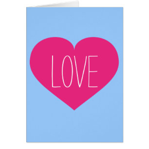 Hot-roze liefdeshart