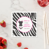 Hot roze lingerie feest dank u servet (Insitu)