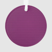 Hot-roze lint lintbewustzijn koolstofvezel ornament (achterkant)