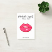 Hot-Roze lippen design Make-up kunstenaar Post-it® Notes (Kantoor)