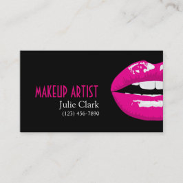 Hot-roze lips maken artistiek Visitekaartje