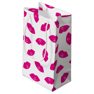 Hot-roze lips Patroon Chic Lipstick Afdrukken Klein Cadeauzakje