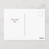 Hot-roze Lotus Flower Briefkaart (Achterkant)