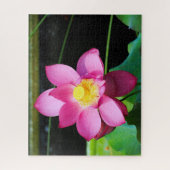 Hot roze Lotus Legpuzzel (Verticaal)