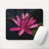 Hot-roze Lotus Waterlily Muismat (Met muis)