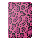 Hot-roze luipaard afdrukken badmat (Voorkant Verticaal)