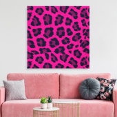 Hot-roze luipaard afdrukken dierlijk patroon (Insitu (Woonkamer))