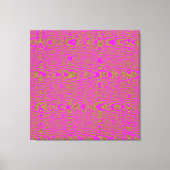 Hot-roze luipaard afdrukken Moderne Abstracte golv (Voorkant)