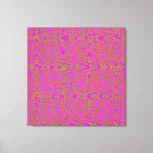 Hot-roze luipaard afdrukken Moderne Abstracte golv