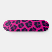 Hot-roze luipaard afdrukken skateboard (Horizontaal)